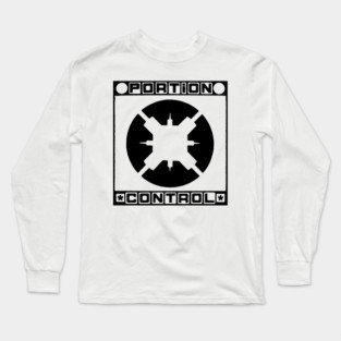 Portion Control Long Sleeve T-Shirt
