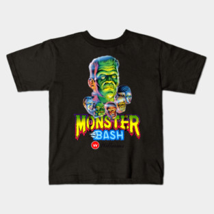 Monster Bash Pinball Kids T-Shirt