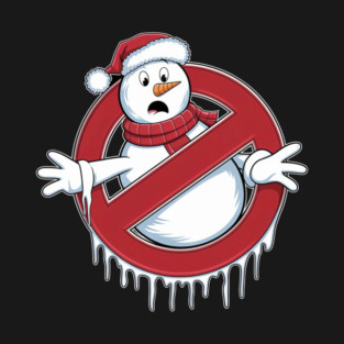 No-Enter-Snowman T-Shirt