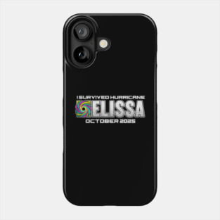 Hurricane Melissa - I Survived hurricane melissa 2025 Phone Case