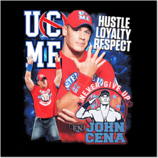 John Cena Retro Bootleg Posters and Art