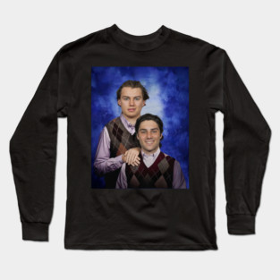 Vintage Connor Bedard Frank Nazar Ice Hockey , Chicago Step Brothers Long Sleeve T-Shirt