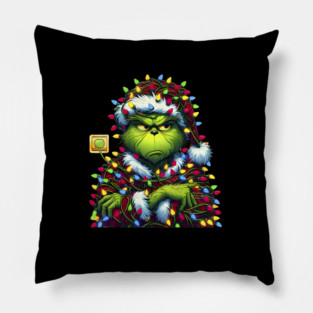 I’m Fine This Is Fine Everything Is Fine, Grinch Christmas Comedy Movies Friends Pillow
