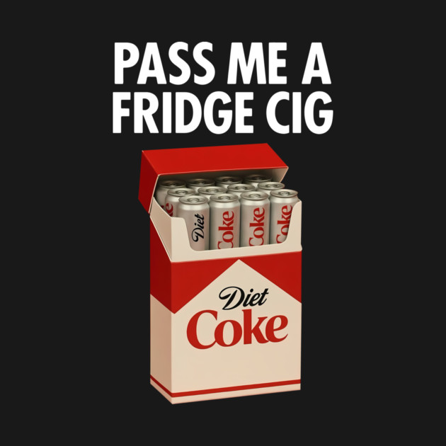 Pass Me A Fridge Cig Diet Coke Fridge Cigarette Funny Diet Soda by cyber_gothic_rose