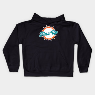 Miami Dolphins Shirts Fins Up M9060 Kids Hoodie