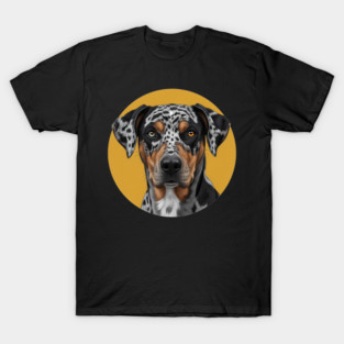 Catahoula Leopard Dog Heterochromia Art T-Shirt