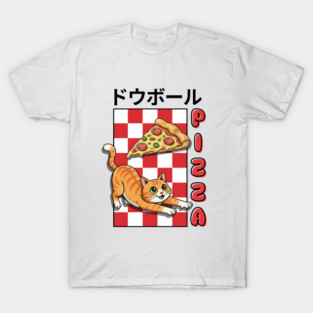 Kanji Pizza Kitty T-Shirt