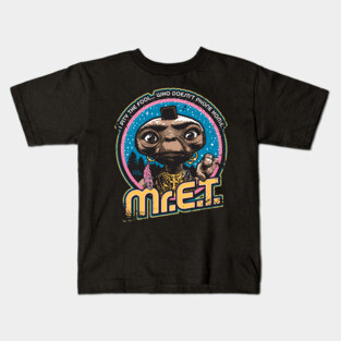 Mr. E.T. - 80s Retro Vintage Mash-Up Kids T-Shirt
