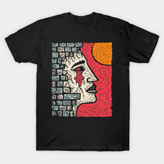Surreal Grief - The Weeping Walls of Sorrow T-Shirt by TuncGK