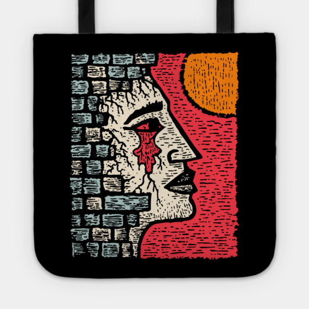 Surreal Grief - The Weeping Walls of Sorrow Tote by TuncGK