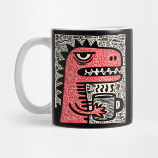 Absurdist Humor - The T-Rex Morning Coffee Mug