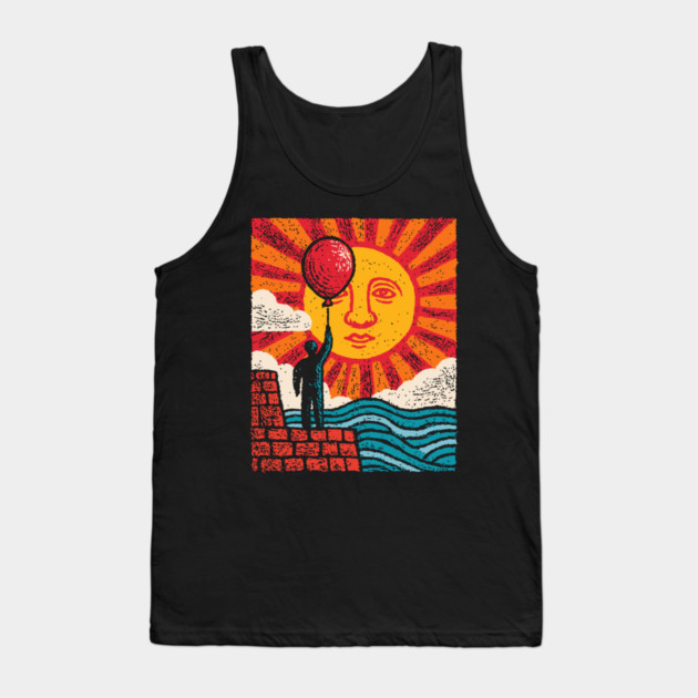 Whimsical Hope - Reaching for a Sunny Day Tank Top by TuncGK