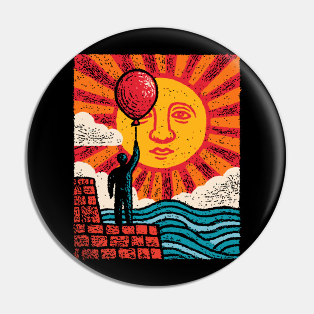 Whimsical Hope - Reaching for a Sunny Day Pin by TuncGK