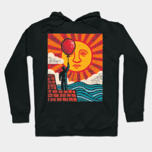 Whimsical Hope - Reaching for a Sunny Day Hoodie