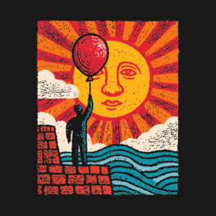 Whimsical Hope - Reaching for a Sunny Day T-Shirt