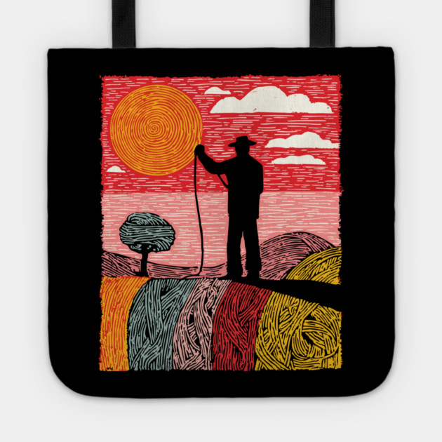 The Cosmic Shepherd - Taming the Yarn of the Universe Tote by TuncGK