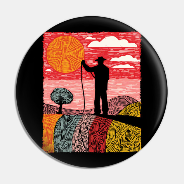 The Cosmic Shepherd - Taming the Yarn of the Universe Pin by TuncGK