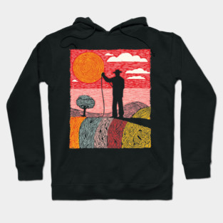 The Cosmic Shepherd - Taming the Yarn of the Universe Hoodie