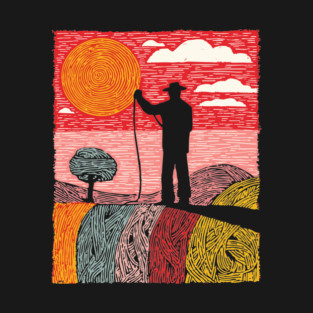 The Cosmic Shepherd - Taming the Yarn of the Universe T-Shirt
