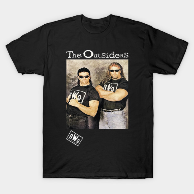The Outsiders - Kevin Nash & Scott Hall  - NWO Wrestling T-Shirt by nicklower