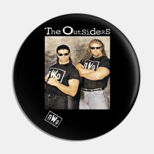 The Outsiders - Kevin Nash & Scott Hall  - NWO Wrestling Pin