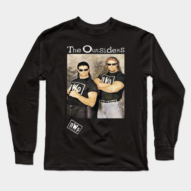 The Outsiders - Kevin Nash & Scott Hall  - NWO Wrestling Long Sleeve T-Shirt by nicklower