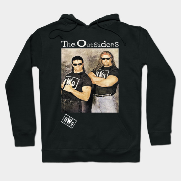 The Outsiders - Kevin Nash & Scott Hall  - NWO Wrestling Hoodie by nicklower