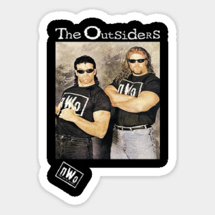 The Outsiders - Kevin Nash & Scott Hall  - NWO Wrestling Sticker