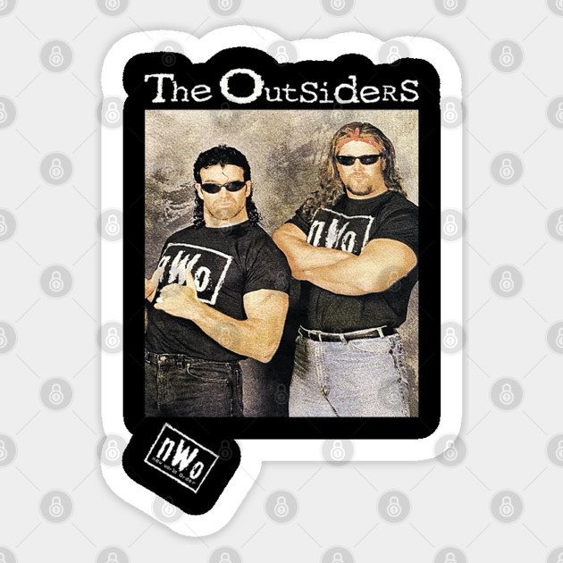 The Outsiders - Kevin Nash & Scott Hall  - NWO Wrestling Sticker by nicklower