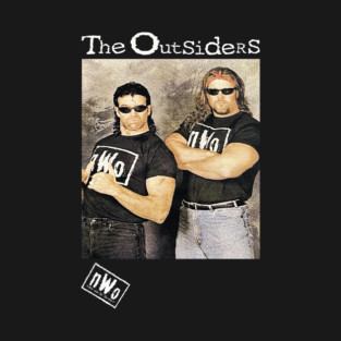 The Outsiders - Kevin Nash & Scott Hall  - NWO Wrestling T-Shirt