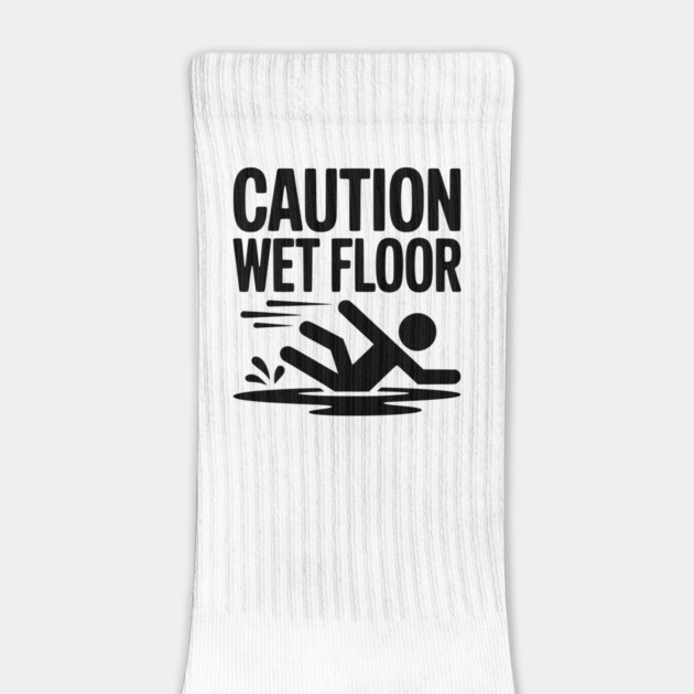 Caution Wet Floor by Frank Ring