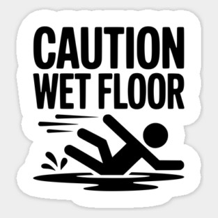 Caution Wet Floor Magnet
