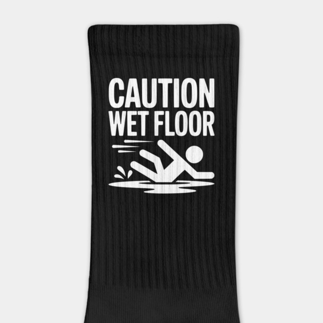 Caution Wet Floor by Frank Ring