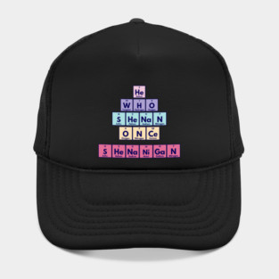 He Who Shenan Once Shenanigan Periodic Element Tiles Funny Hat