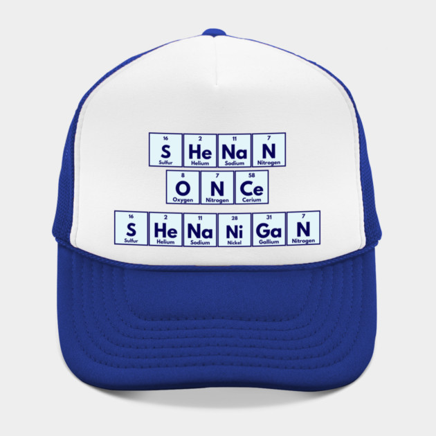 Shenan Once Shenanigan Periodic Elements Punny Design by Luxinda
