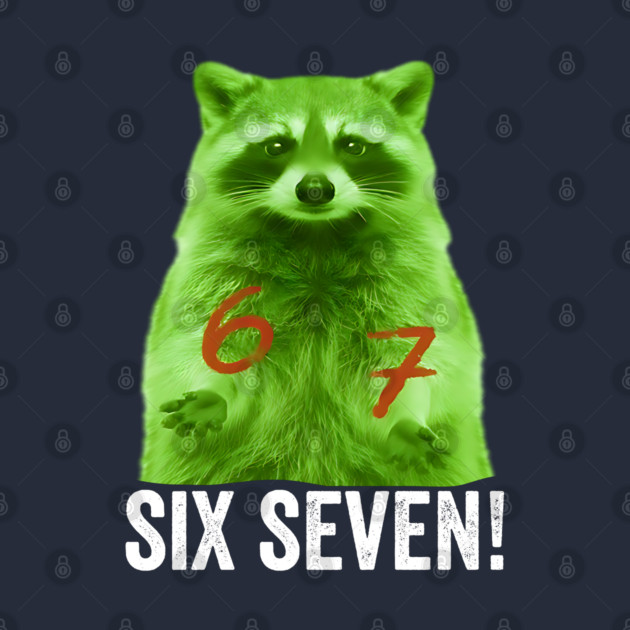 67 Raccoon Hand Gestures Alien Green silly funny meme by Luxinda