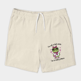 Cute Frog: I'm Not A Hot Mess, I'm a Zesty Fiasco Shorts