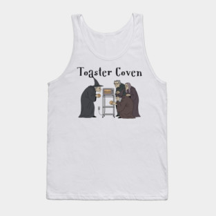 Toaster Coven Halloween Witches Cooking Pun Silly Design Tank Top