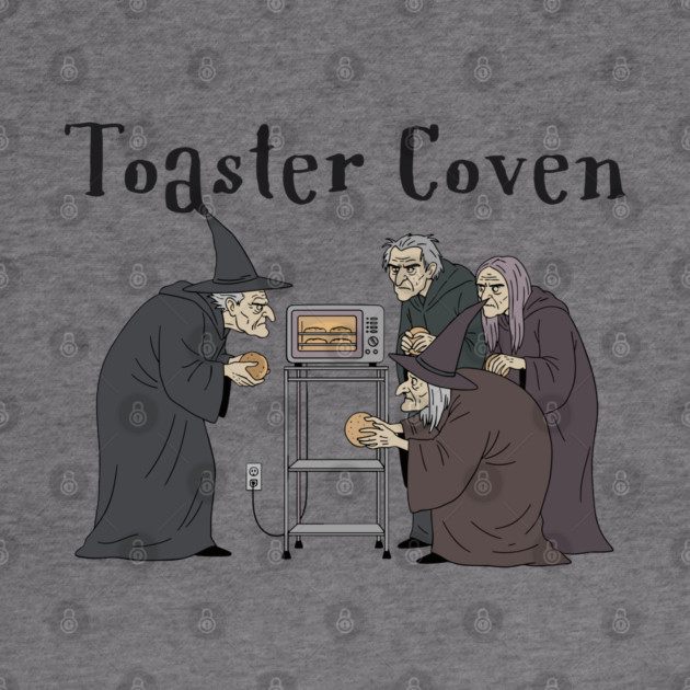 Toaster Coven Halloween Witches Cooking Pun Silly Design by Luxinda