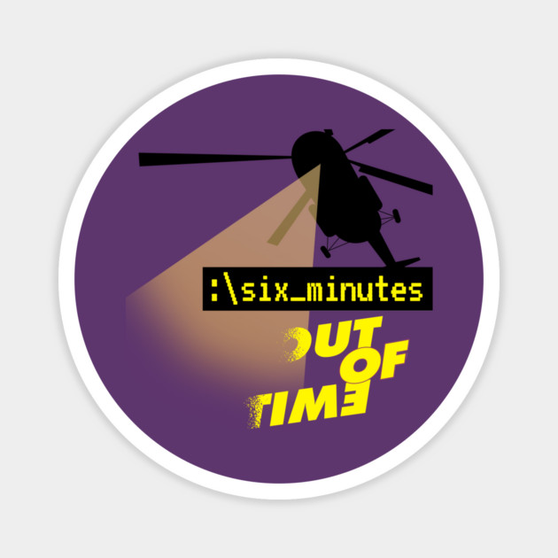 Six Minutes Season 5: Transparent Background Magnet by GZM Podcasts