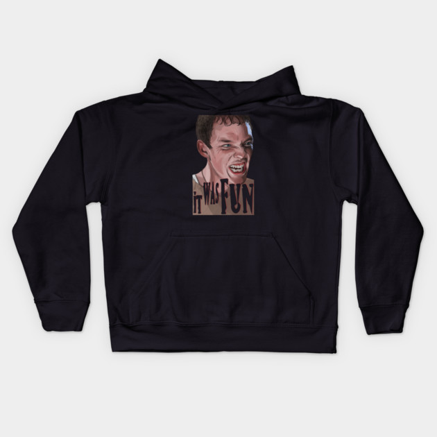 Scream: Stu Says It Was Fun Kids Hoodie by 51Deesigns