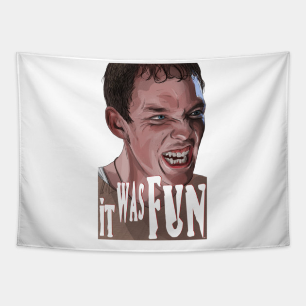 Scream: Stu Says It Was Fun Tapestry by 51Deesigns