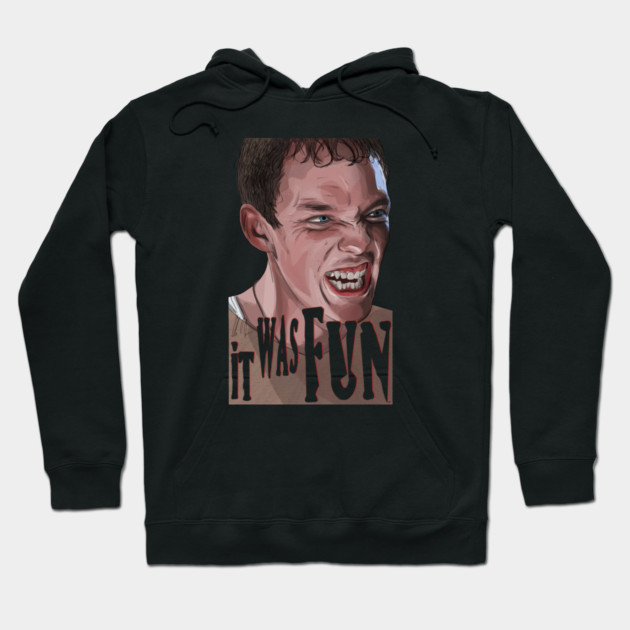 Scream: Stu Says It Was Fun Hoodie by 51Deesigns