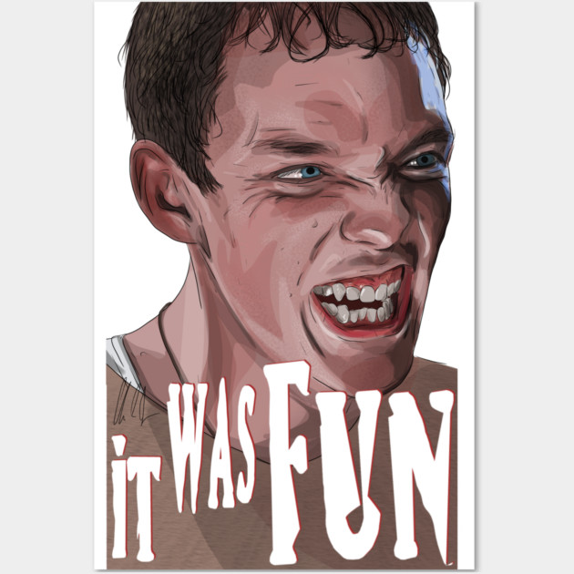 Scream: Stu Says It Was Fun Wall Art by 51Deesigns