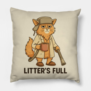 litter's-full Pillow