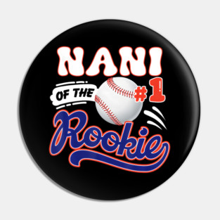 Nani Rookie Of Year 1st Baseball Theme Pin