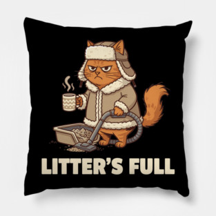 litter's-full Pillow