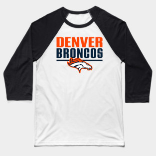 Denver-Broncos Baseball T-Shirt