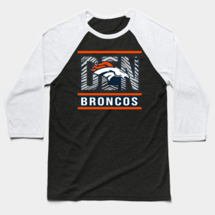 Denver-Broncos Baseball T-Shirt