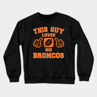 Denver-Broncos Crewneck Sweatshirt